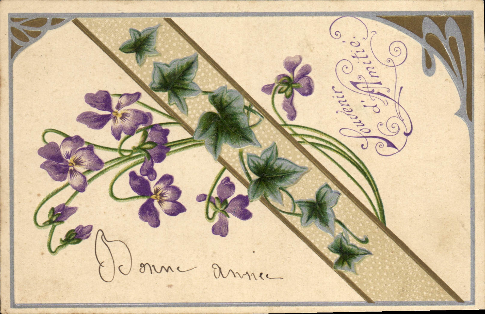 CPA Fantaisie Fleurs 