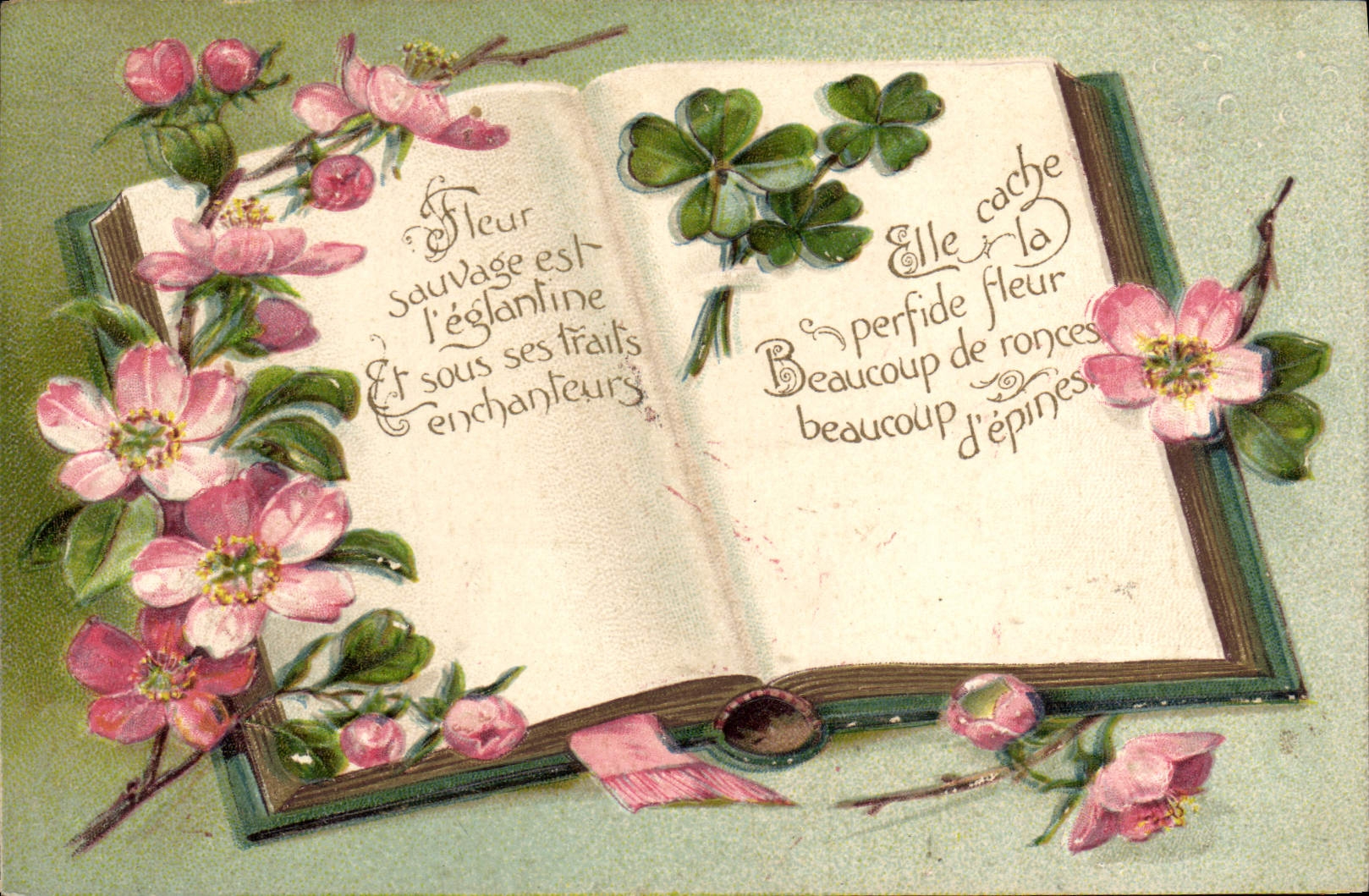 CPA Fantaisie Fleurs 