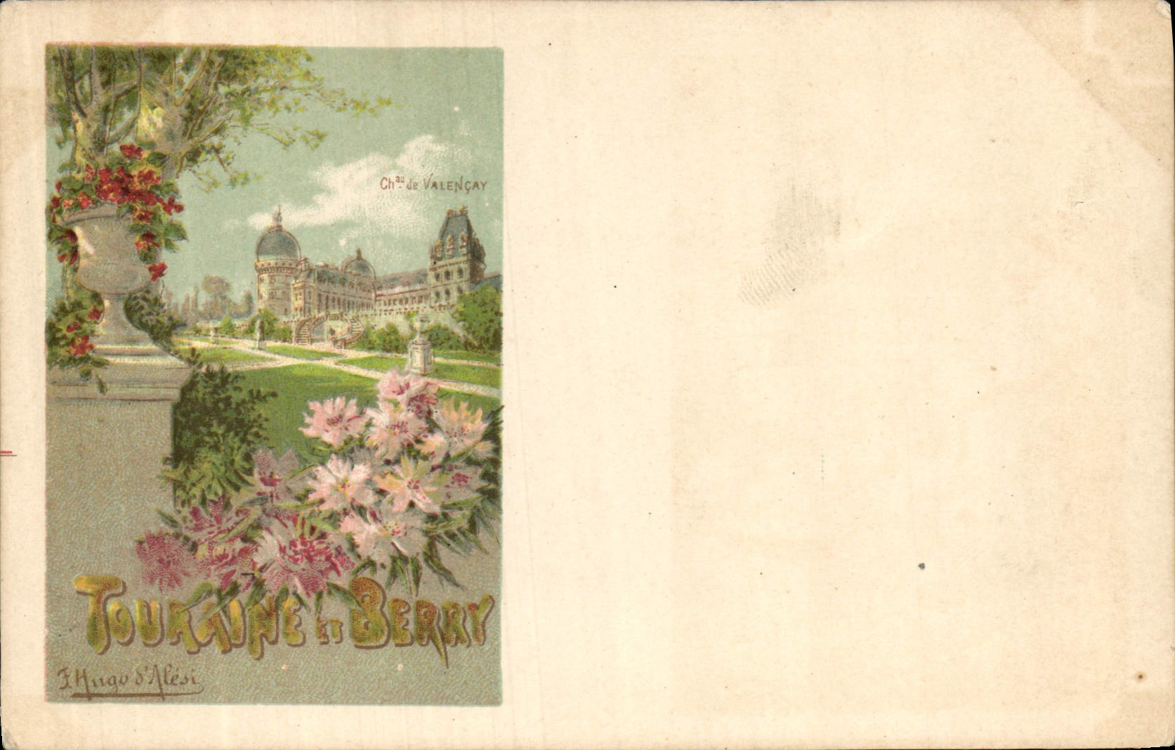 CPA Publicite Touraine et Bercy Illustrateur Hugo d'Alesi