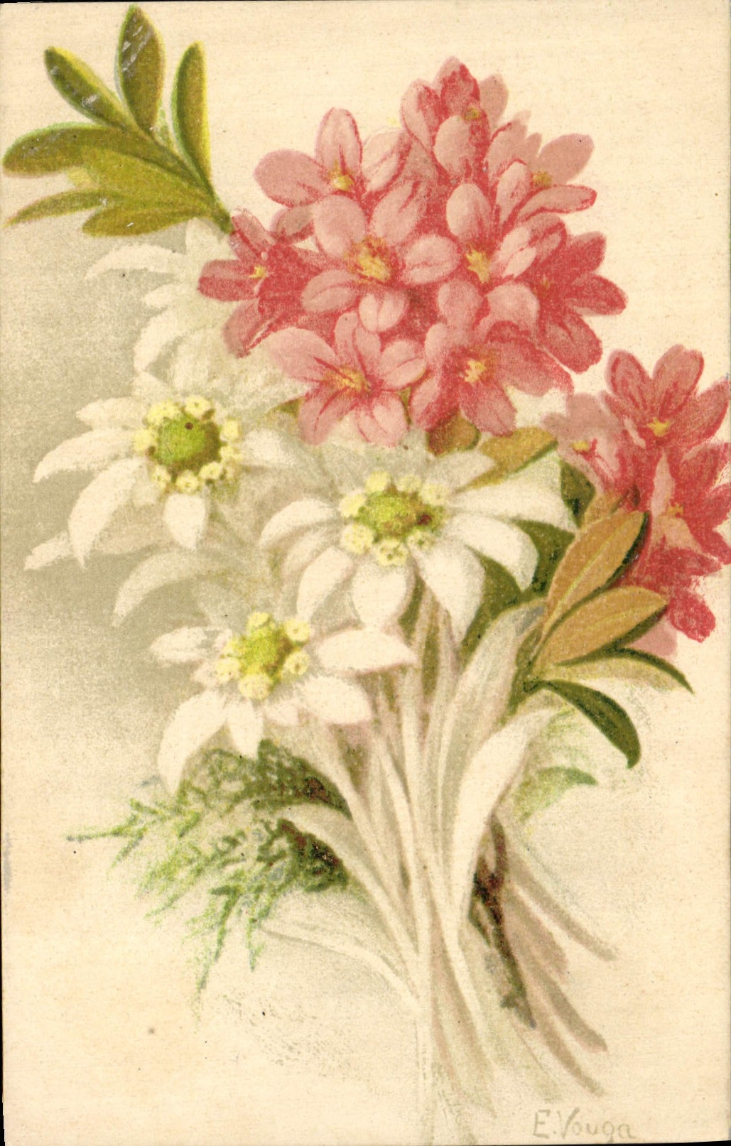 CPA Fantaisie Fleurs 