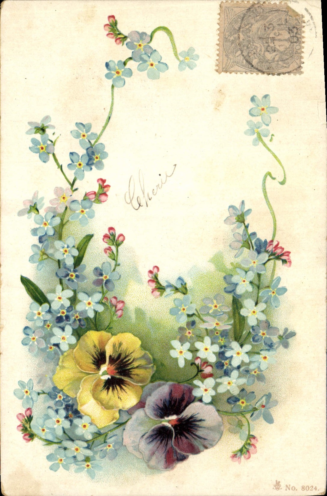 CPA Fantaisie Fleurs 