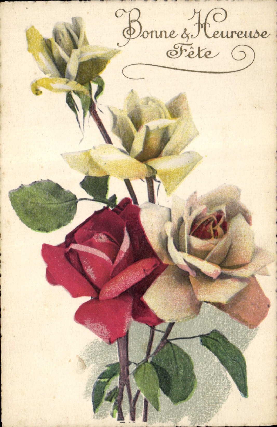 CPA Fantaisie Fleurs 