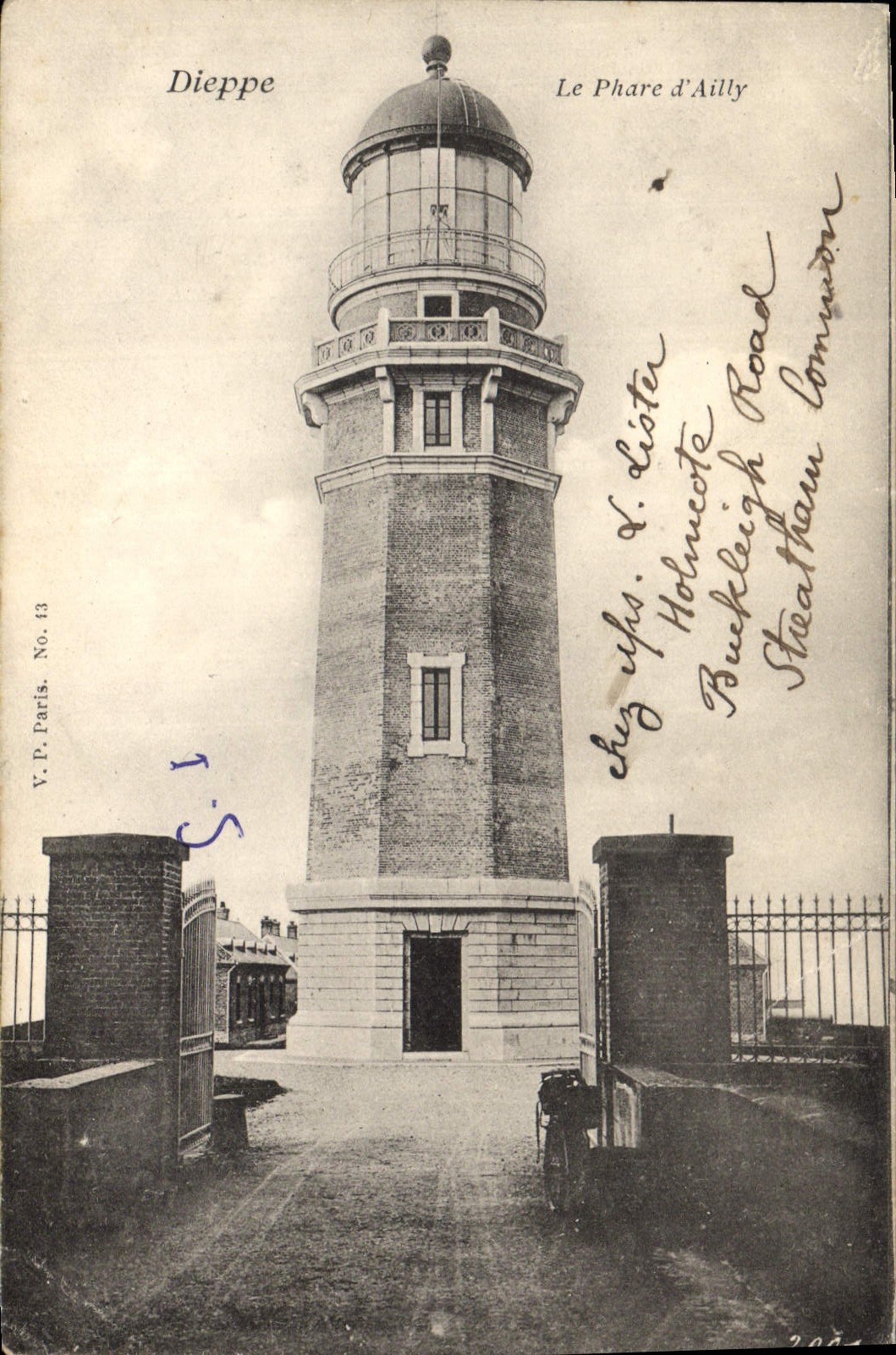 CPA Phare d'Ailly Dieppe