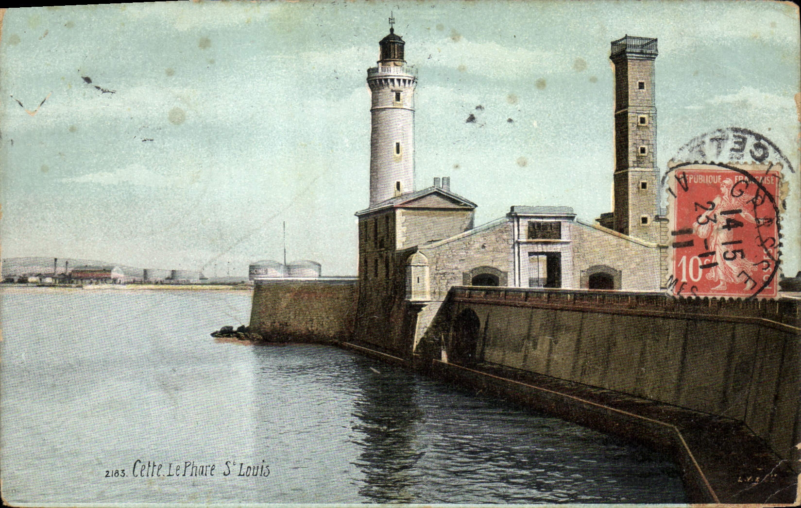 CPA Phare St Louis Cette