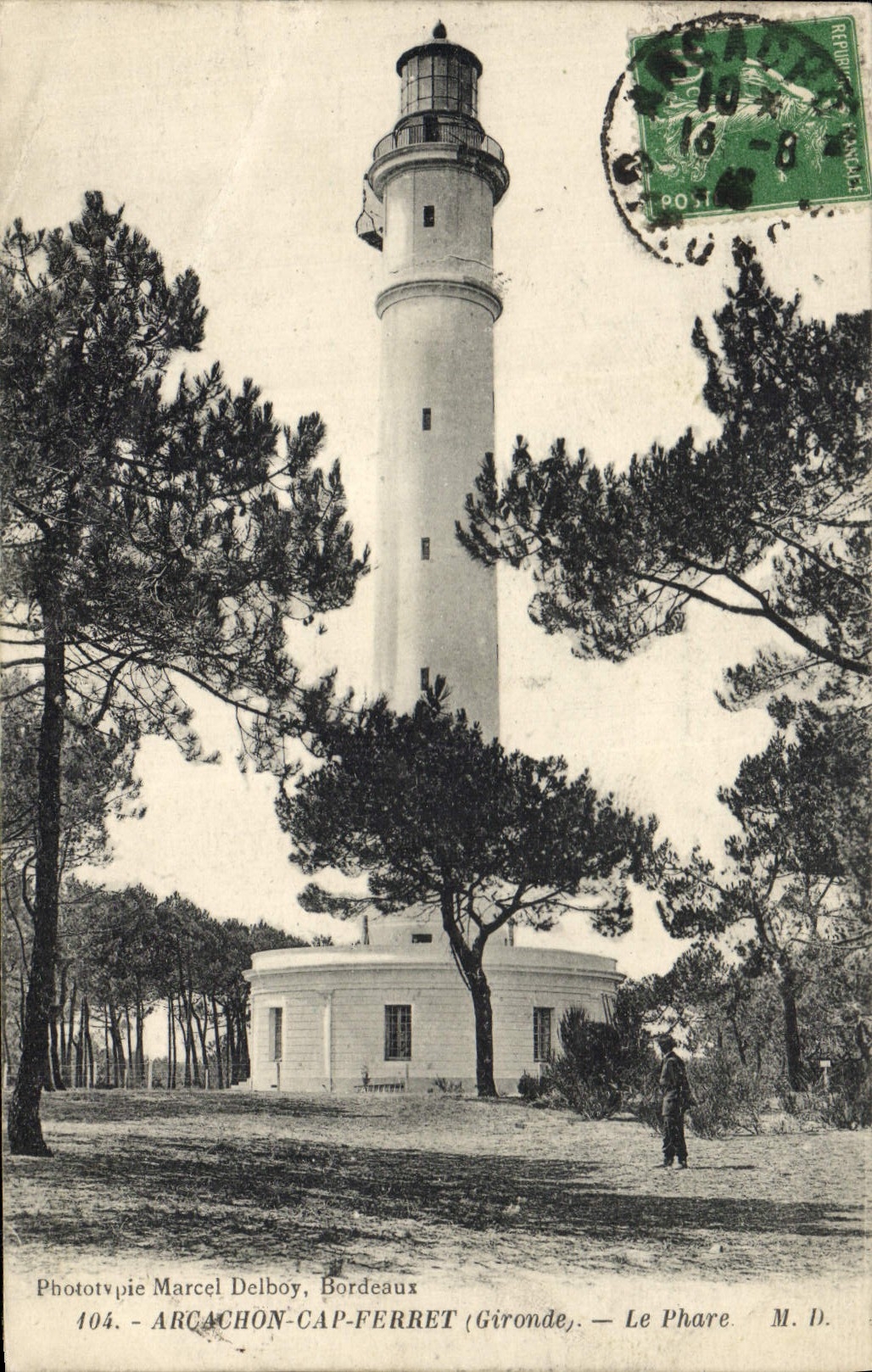 CPA Phare Arcachon Cap Ferreet