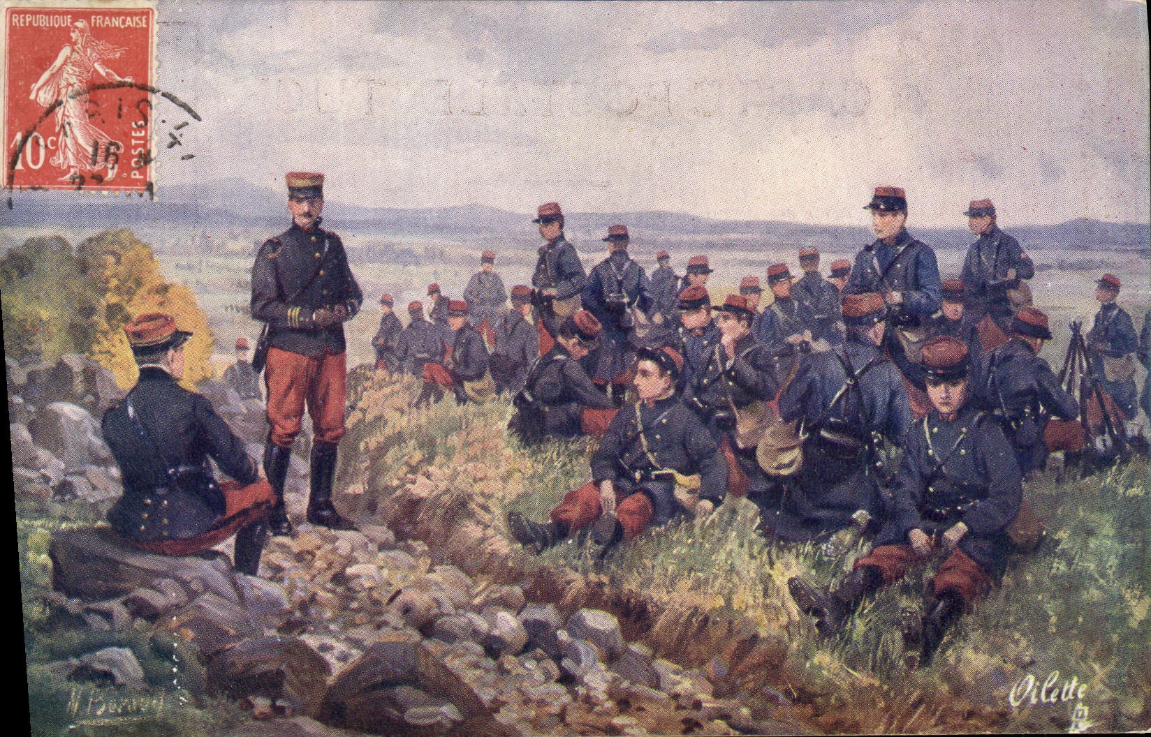 CPA Militaria Infanterie 