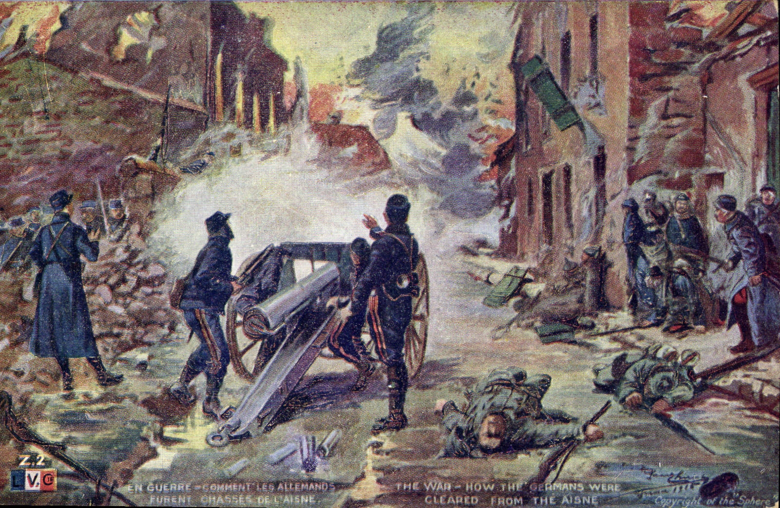 CPA Militaria Comment les allemands furent chasses de l'Aisne