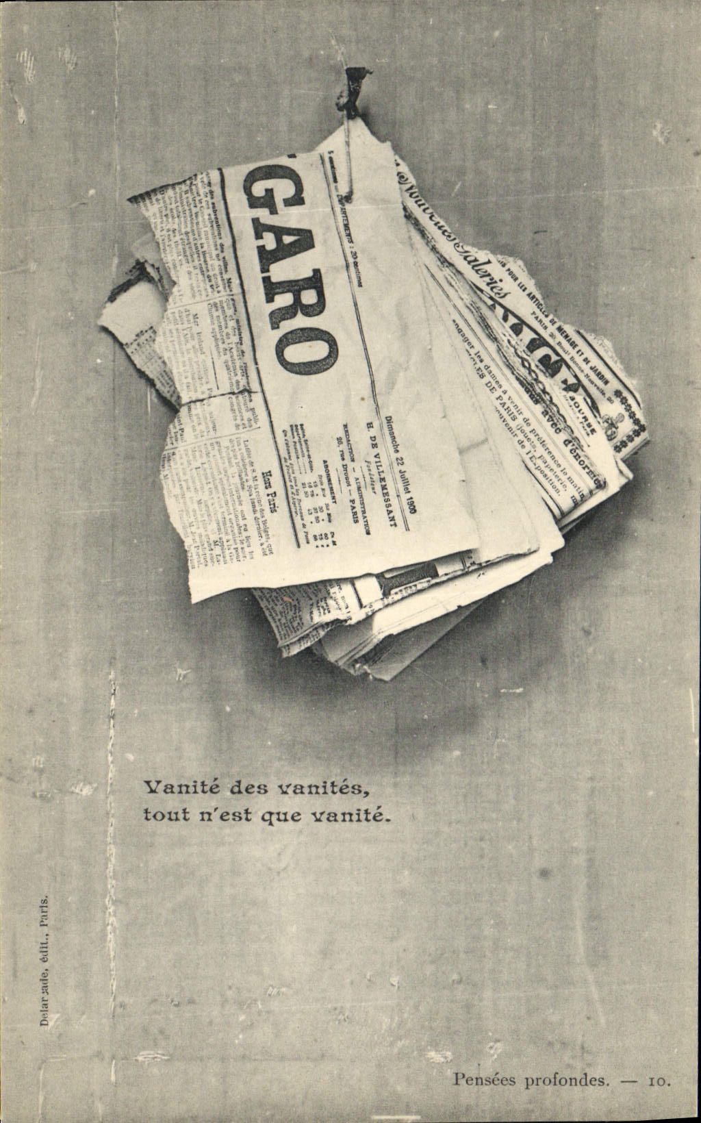 CPA Journaux Journal Garo Le Figaro