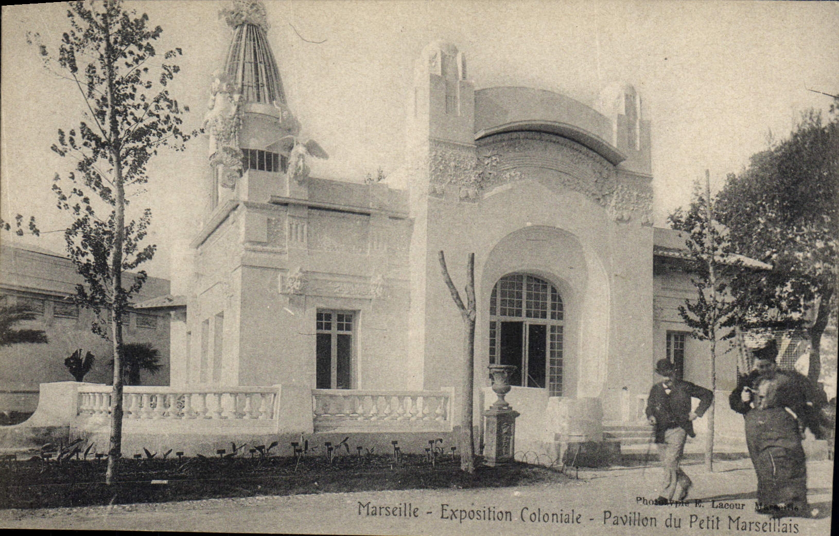 CPA Journaux Journal Exposition coloniale Marseille 1906 Pavillon du Petit Marseillais