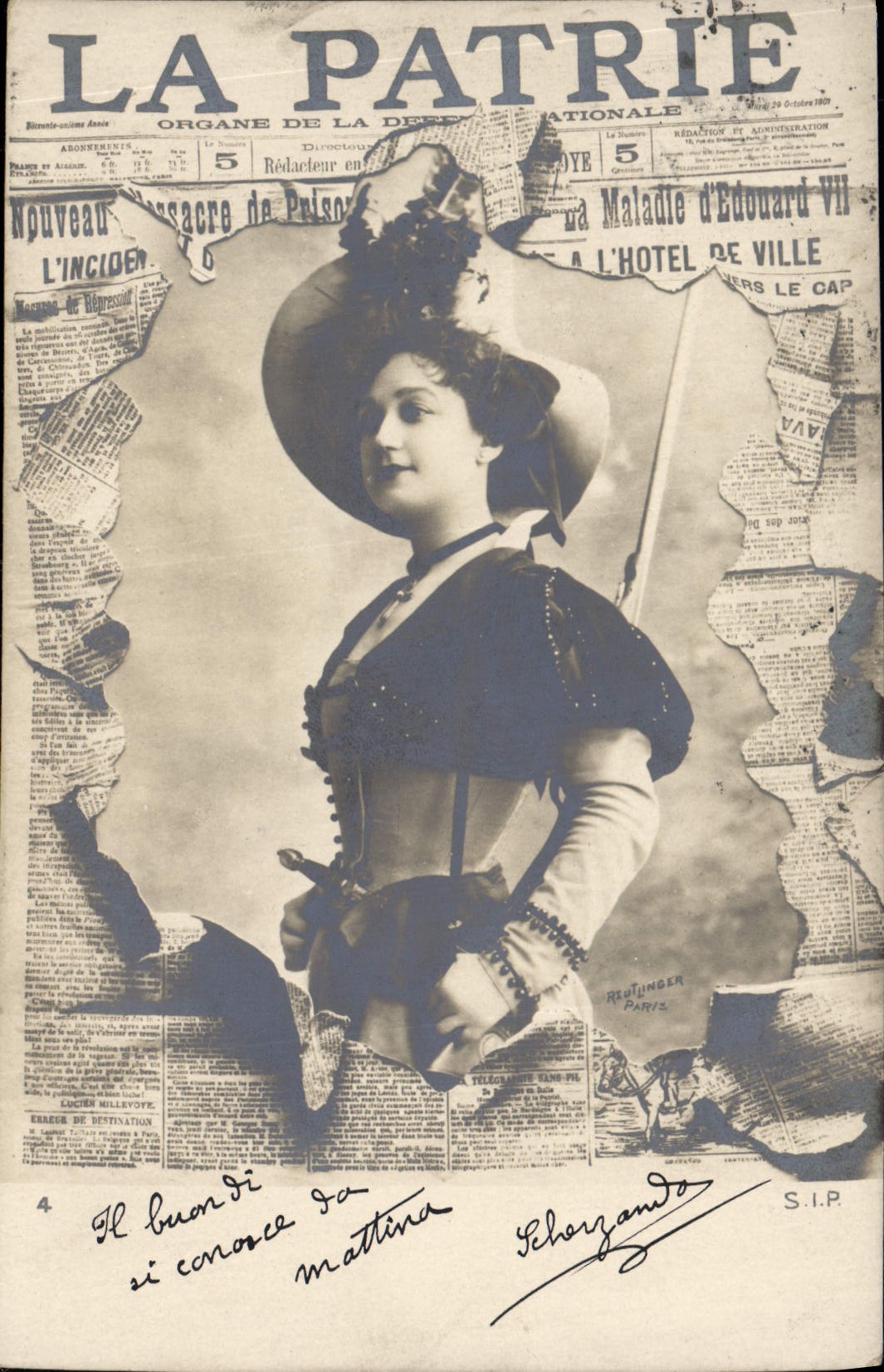 CPA Journaux Journal La Patrie