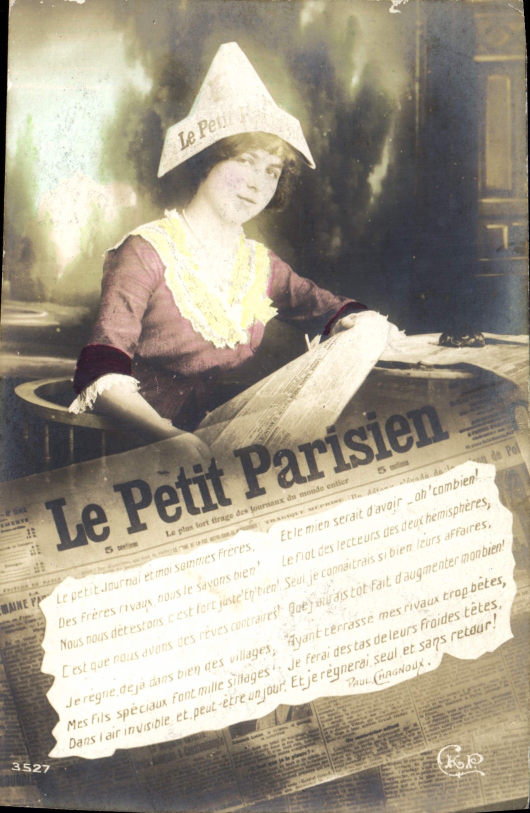 CPA Journaux Journal Le Petit Parisien