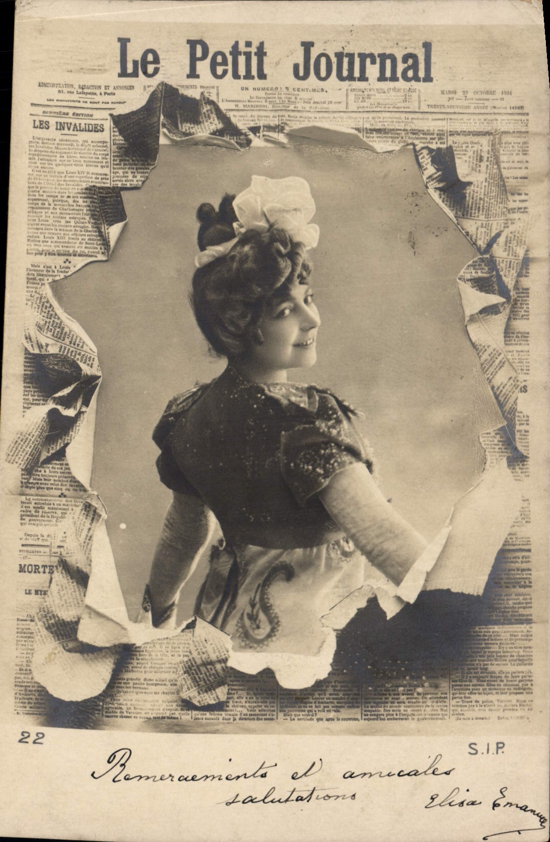 CPA Journaux Le Petit Journal 