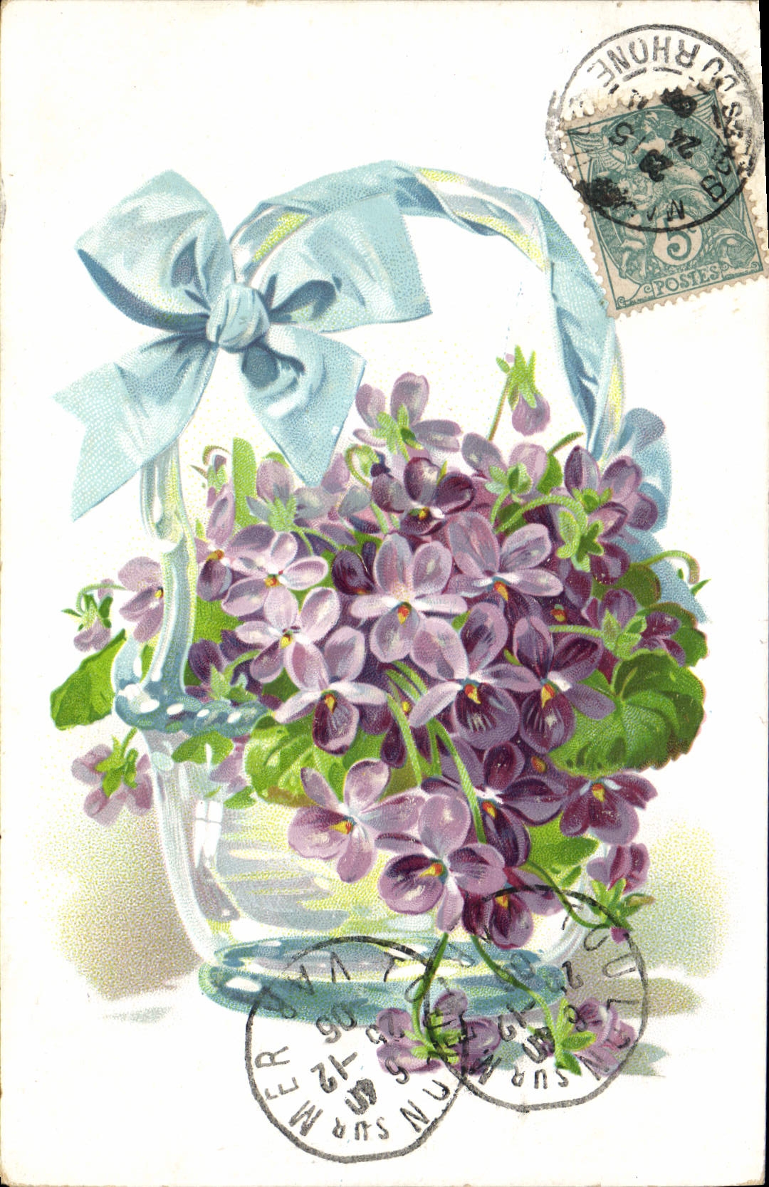 CPA Fantaisie Fleurs 