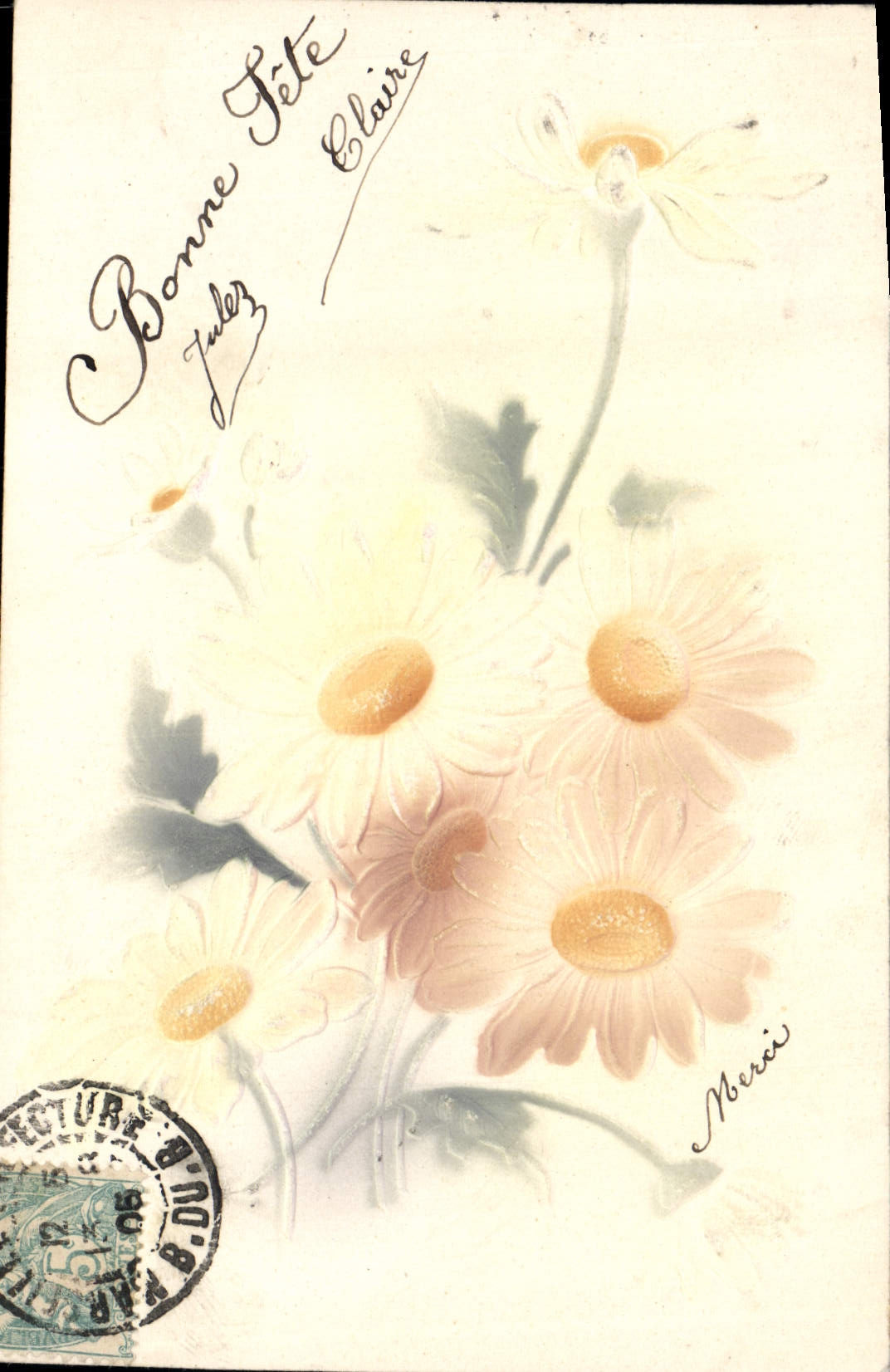 CPA Fantaisie Fleurs 