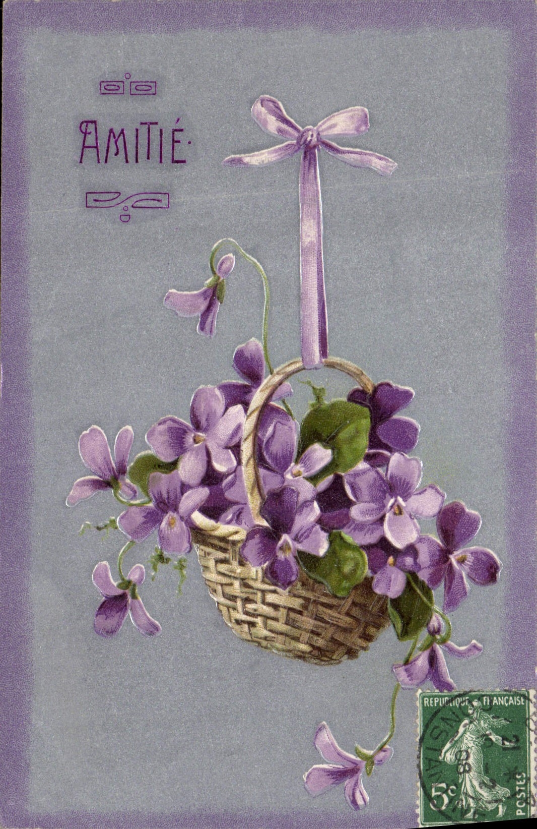 CPA Fantaisie Fleurs 