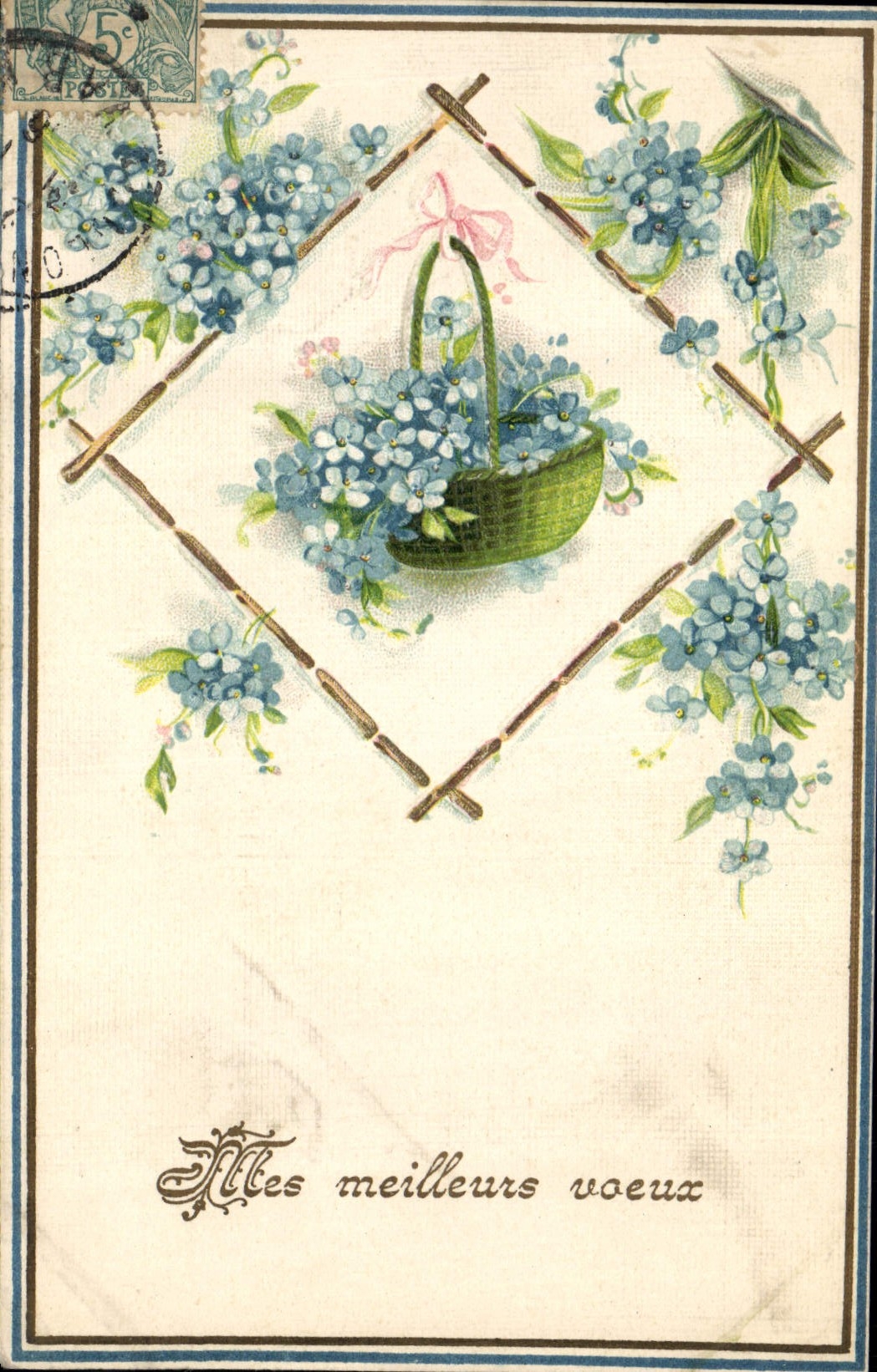 CPA Fantaisie Fleurs 