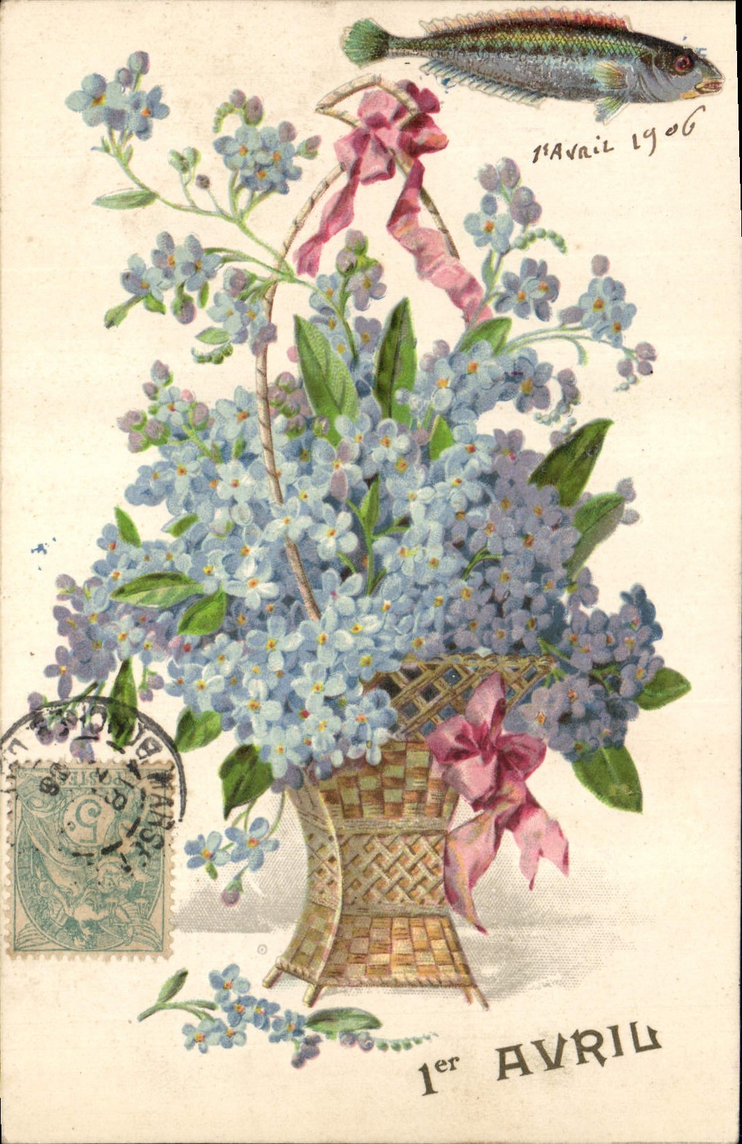 CPA Fantaisie Fleurs 