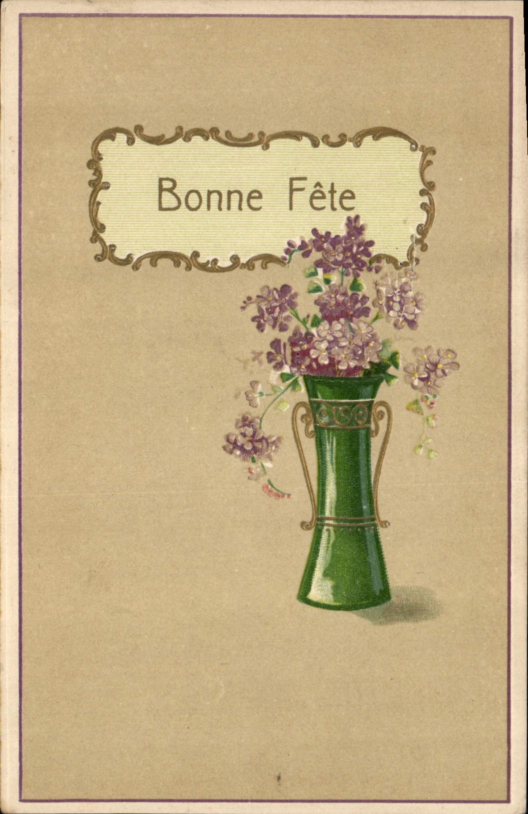 CPA Fantaisie Fleurs 