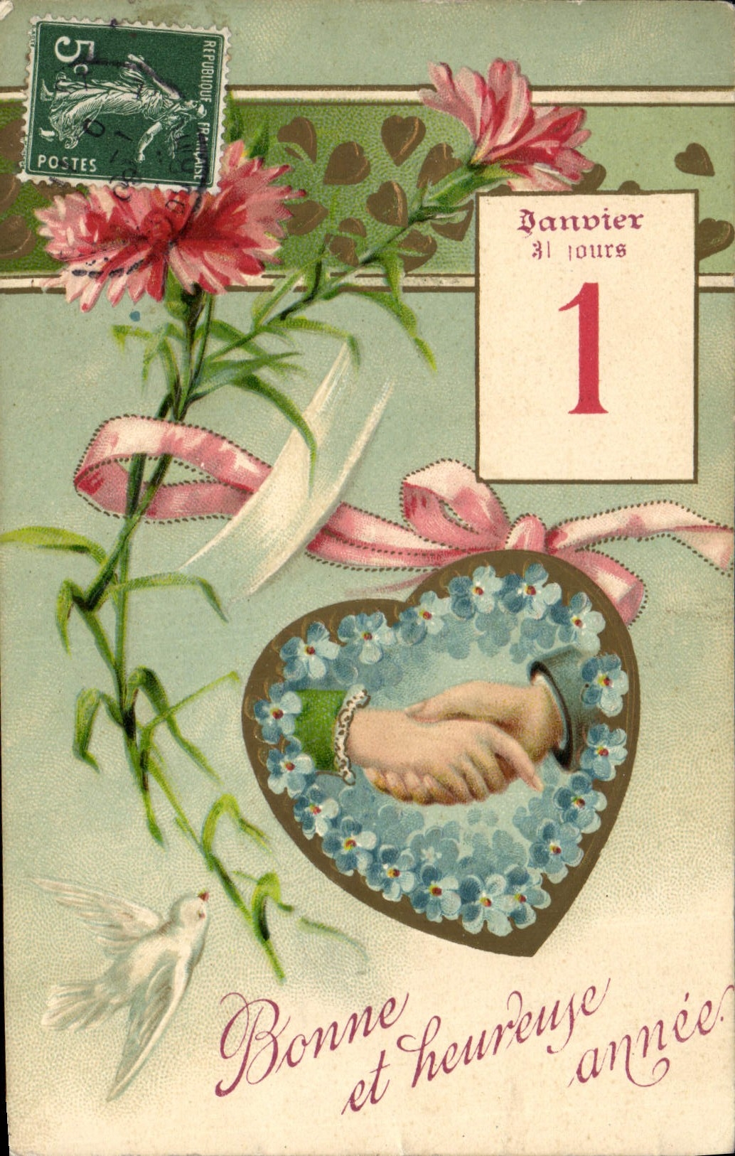 CPA Fantaisie Fleurs 