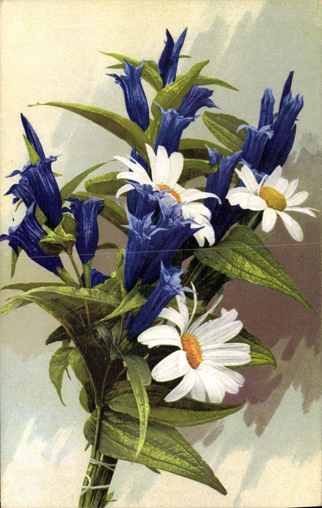 CPA Fantaisie Fleurs 