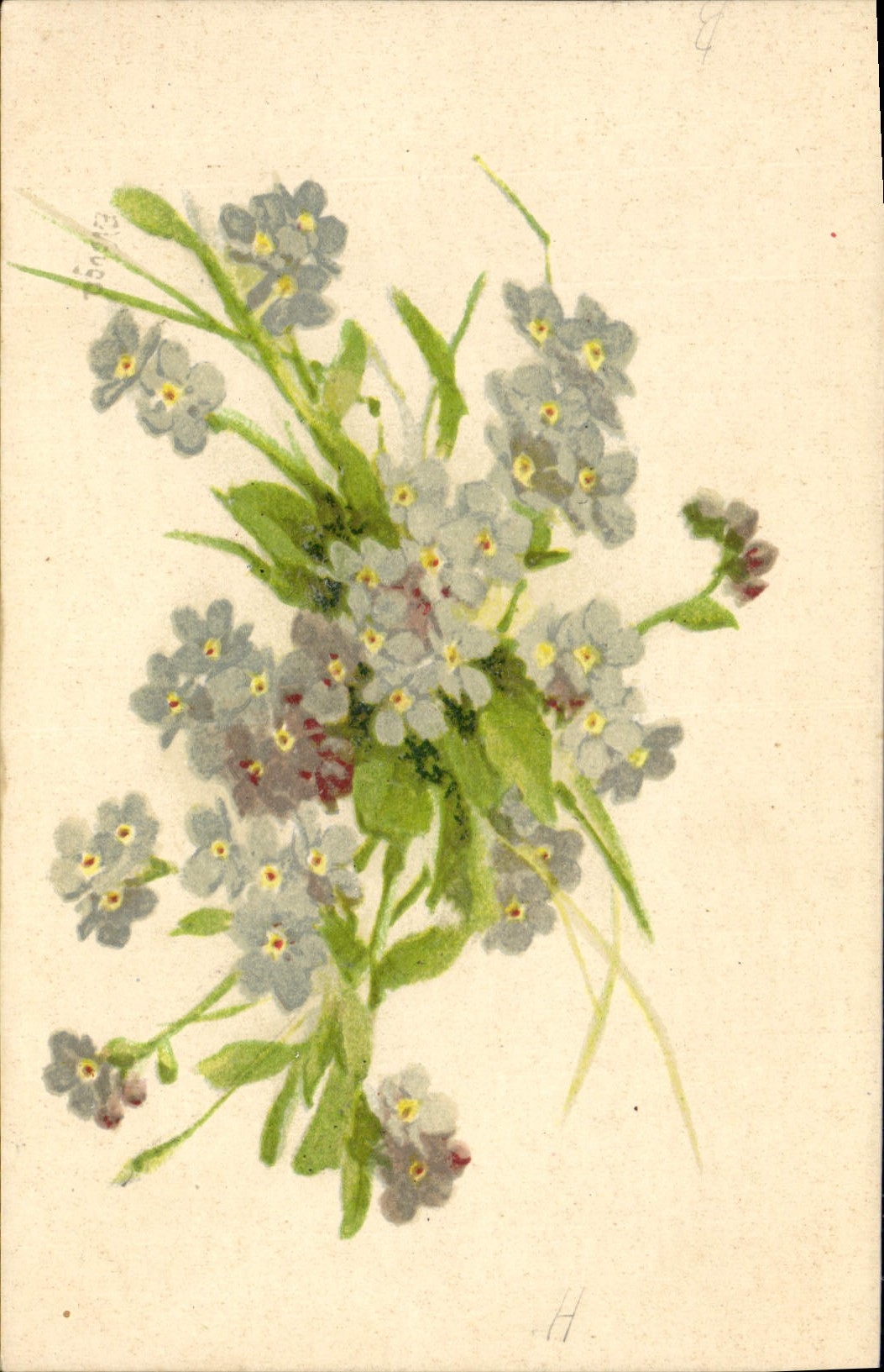 CPA Fantaisie Fleurs 