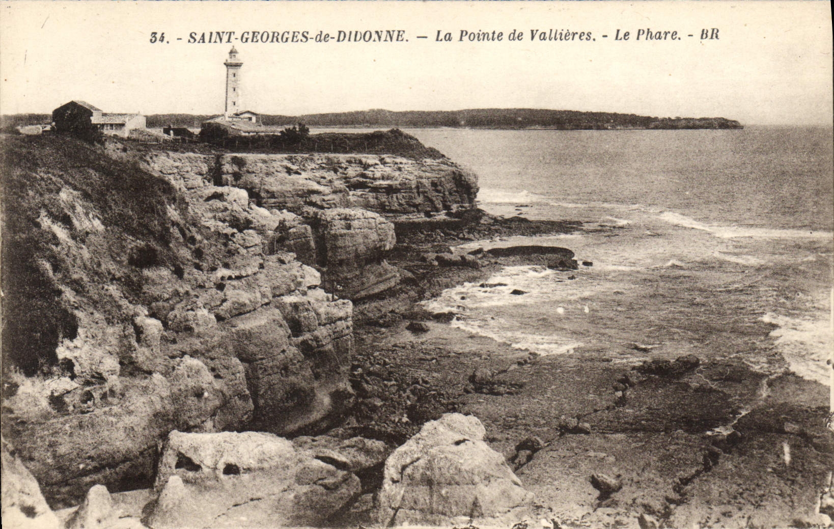 CPA Phare St Georges de Didonne La pointe de Vallieres