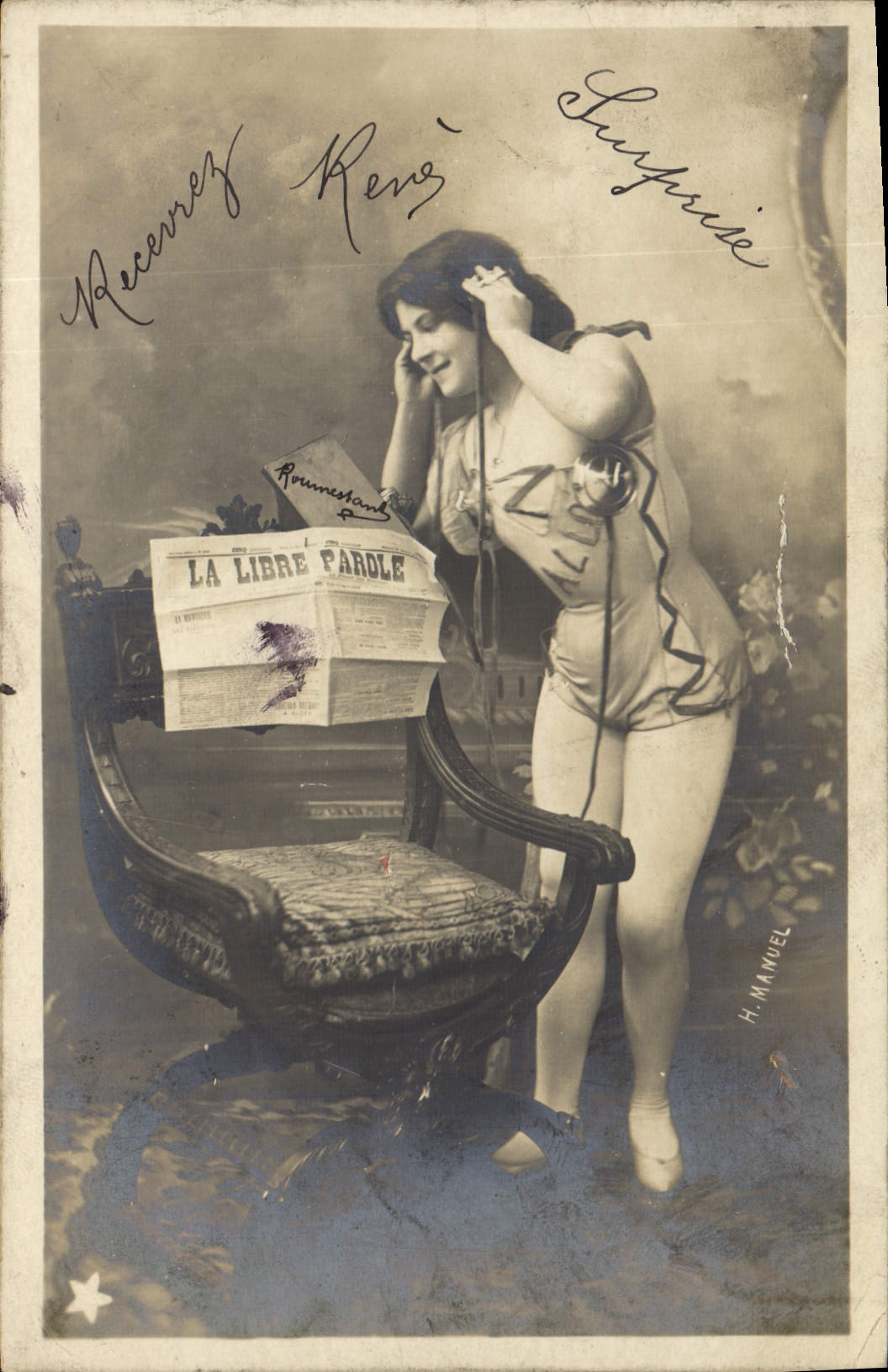 CPA Journaux Journal La Libre Parole Femme