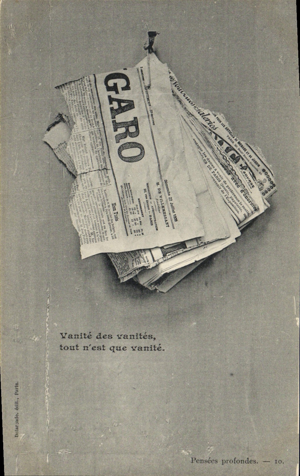 CPA Journaux Journal Garo Le Figaro 