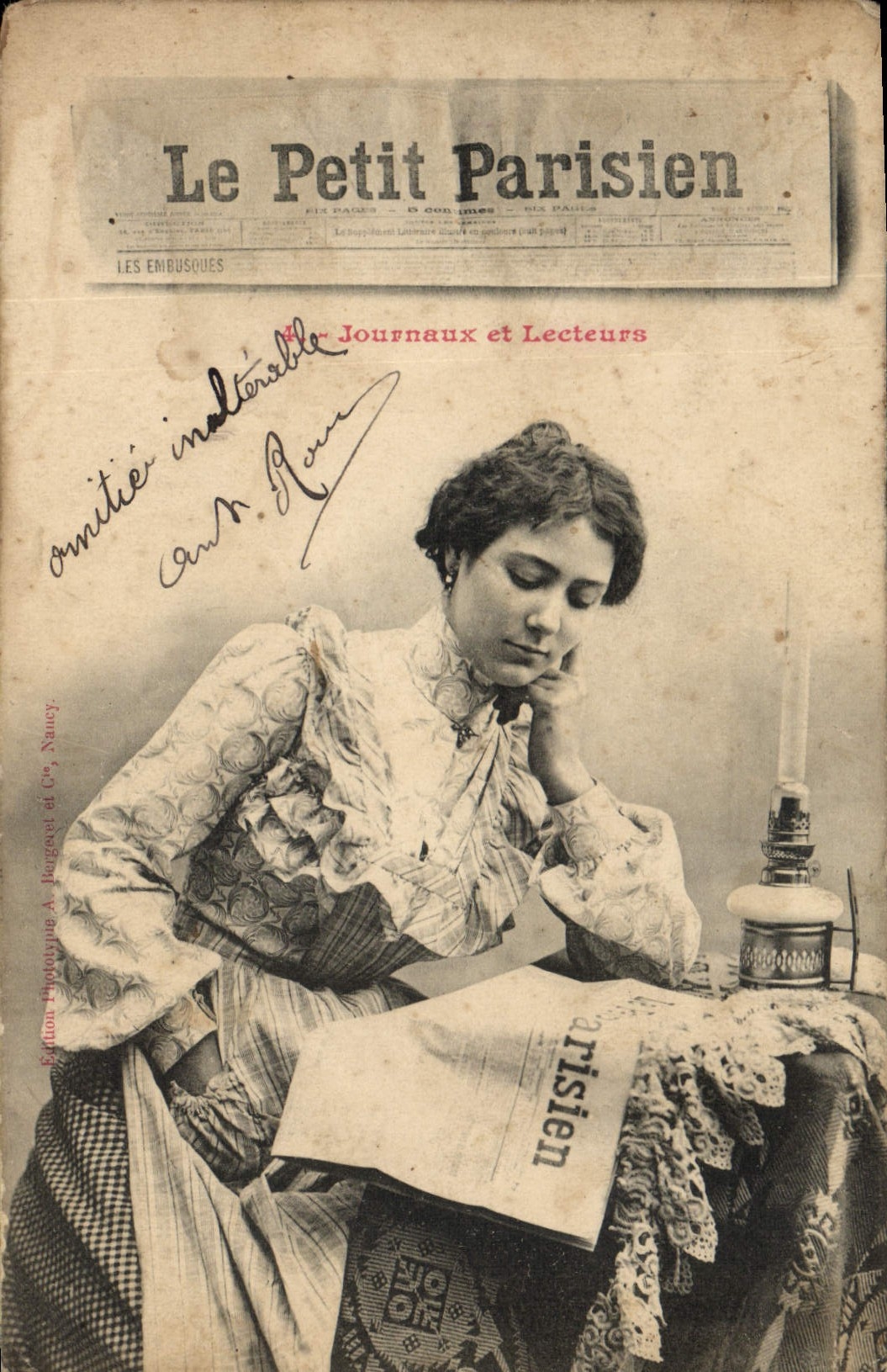 CPA Journaux Journal Le Petit Parisien 