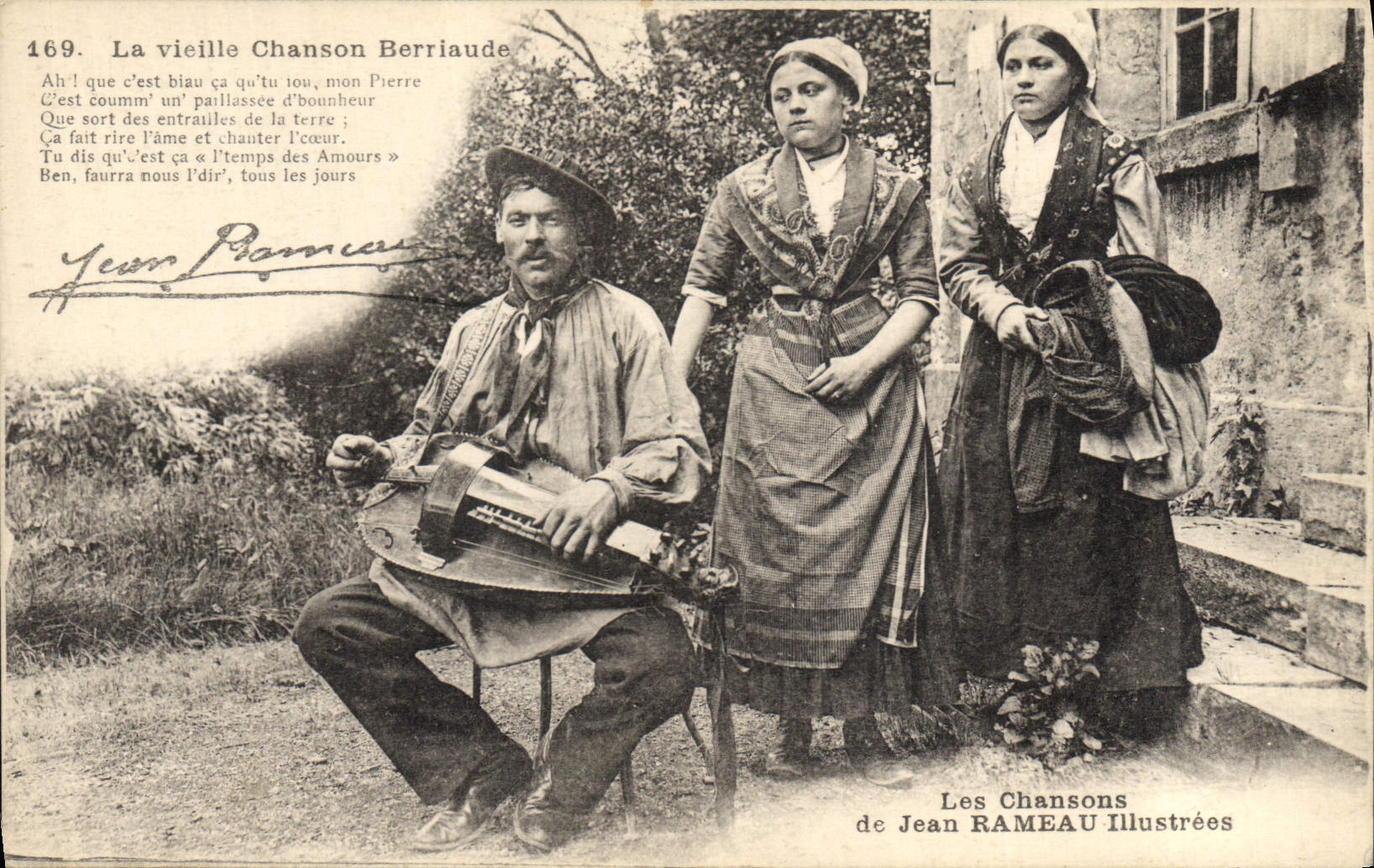 CPA Folklore Les chansons de Jean Rameau illustrees La vieille chanson Berriaude