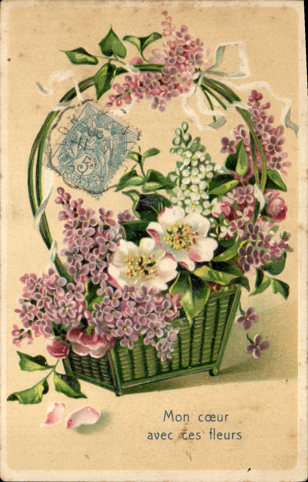 CPA Fantaisie Fleurs 