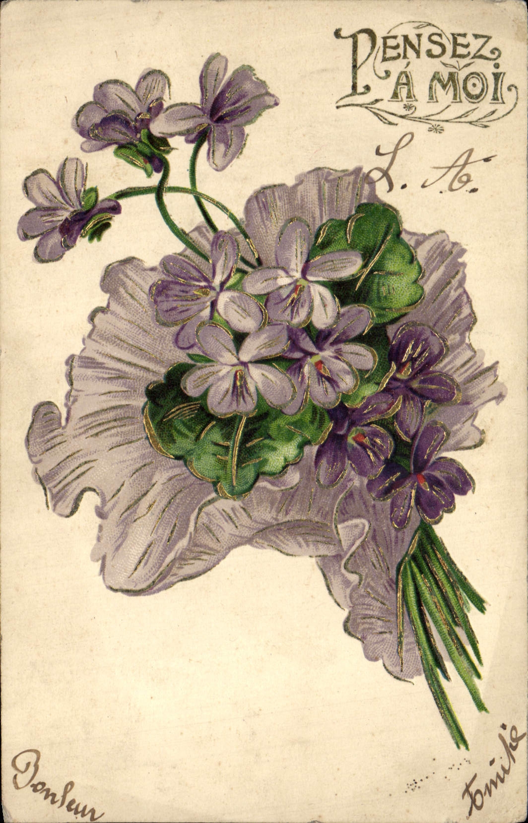 CPA Fantaisie Fleurs 