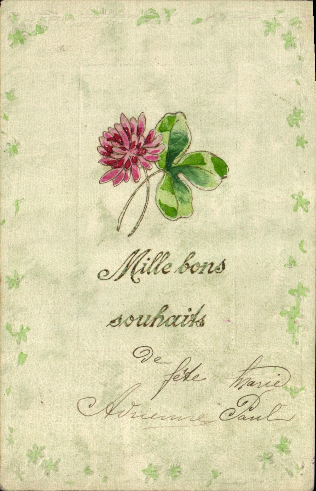 CPA Fantaisie Fleurs 