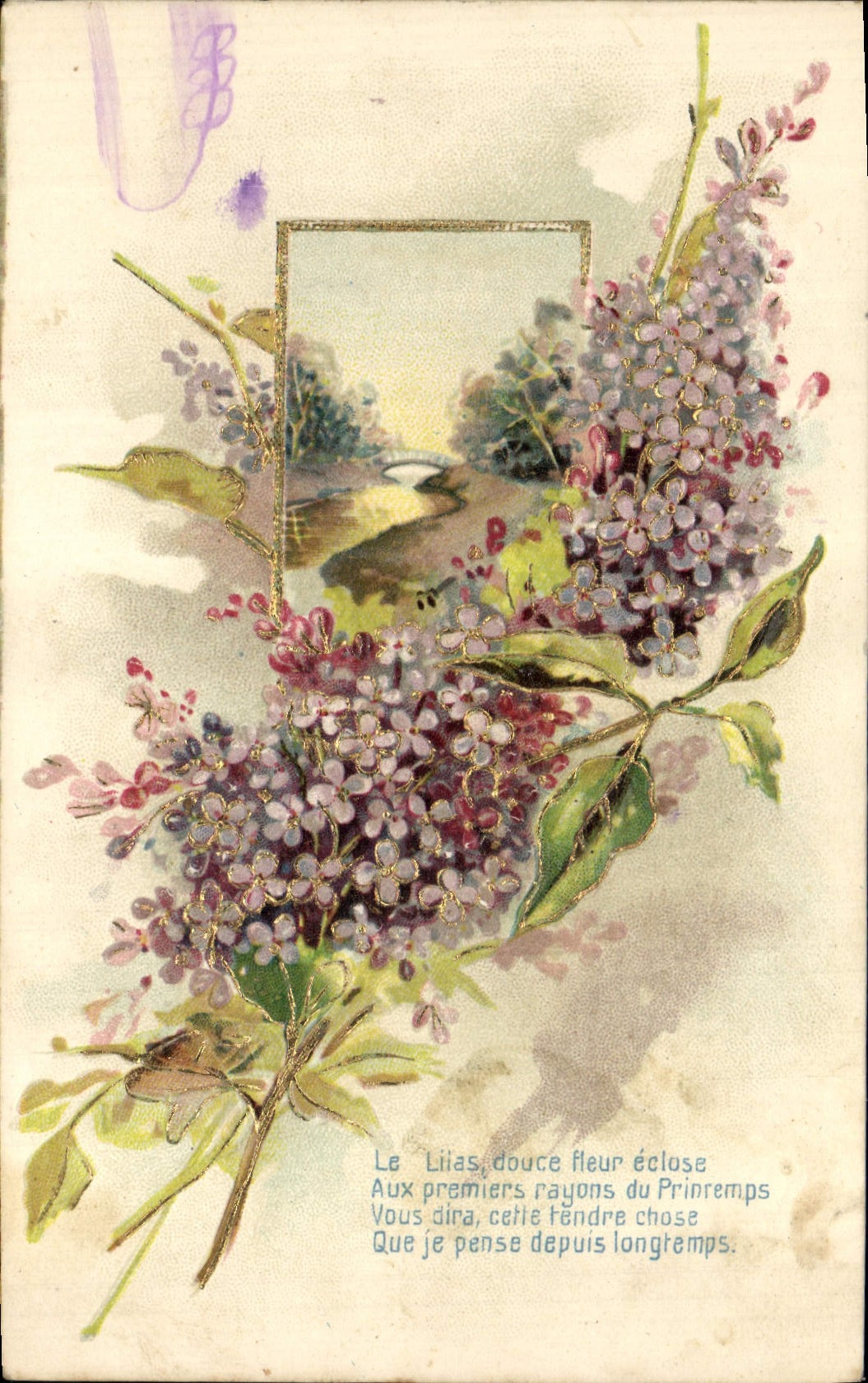 CPA Fantaisie Fleurs 