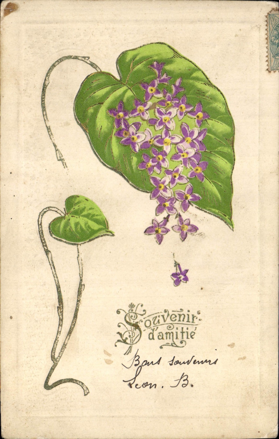 CPA Fantaisie Fleurs 