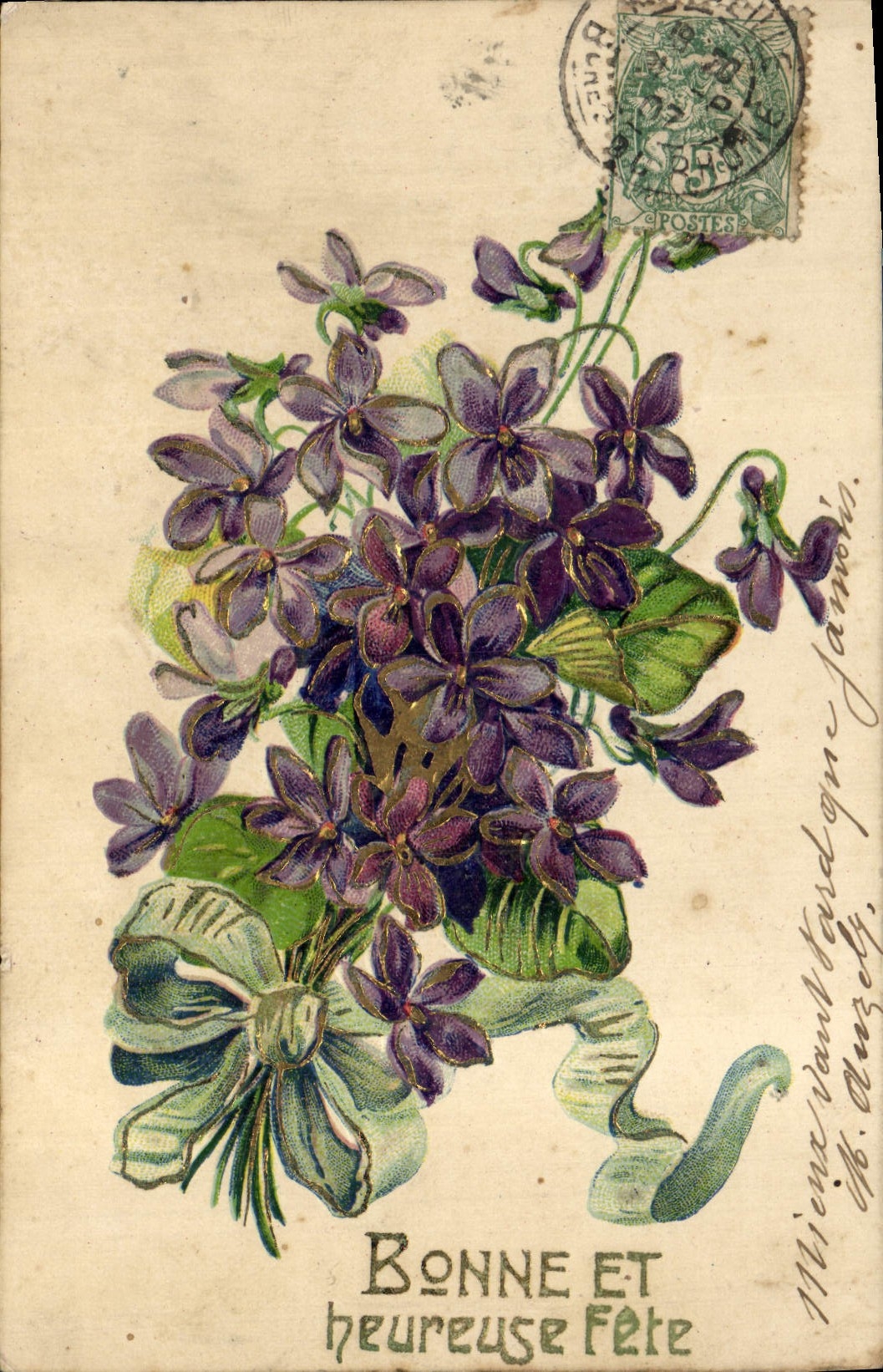 CPA Fantaisie Fleurs 