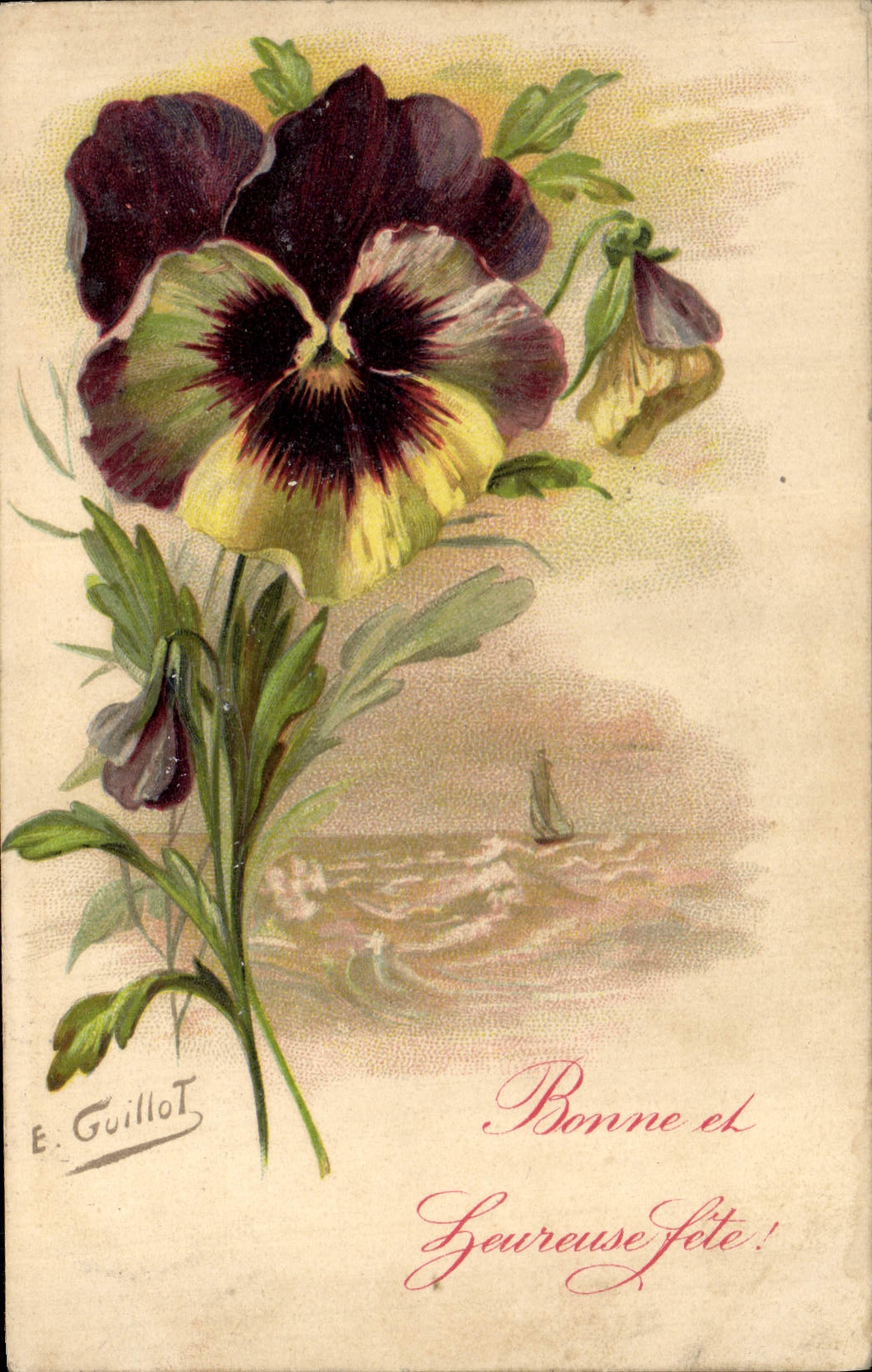 CPA Fantaisie Fleurs 