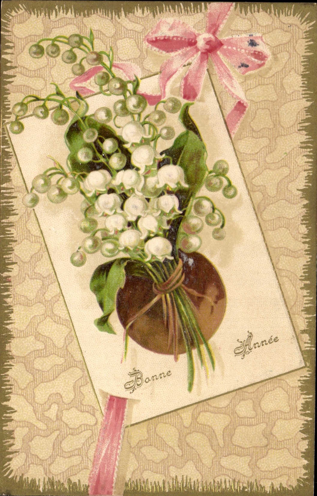 CPA Fantaisie Fleurs Muguet 