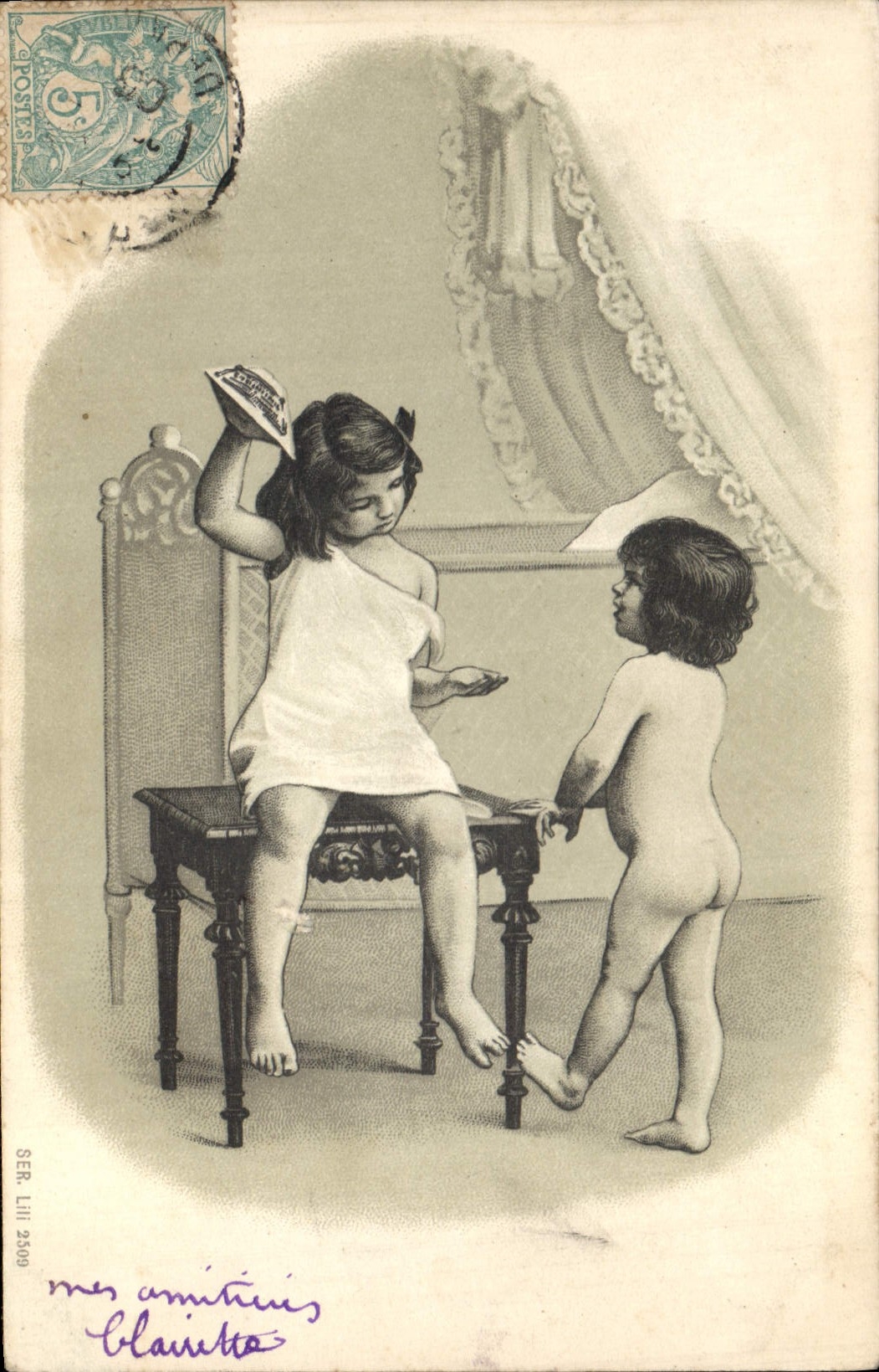 CPA Fantaisie Enfants Bebes 