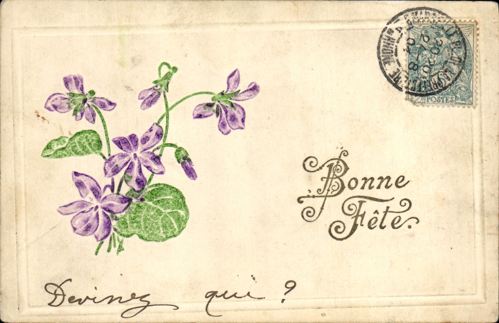 CPA Fantaisie Fleurs 