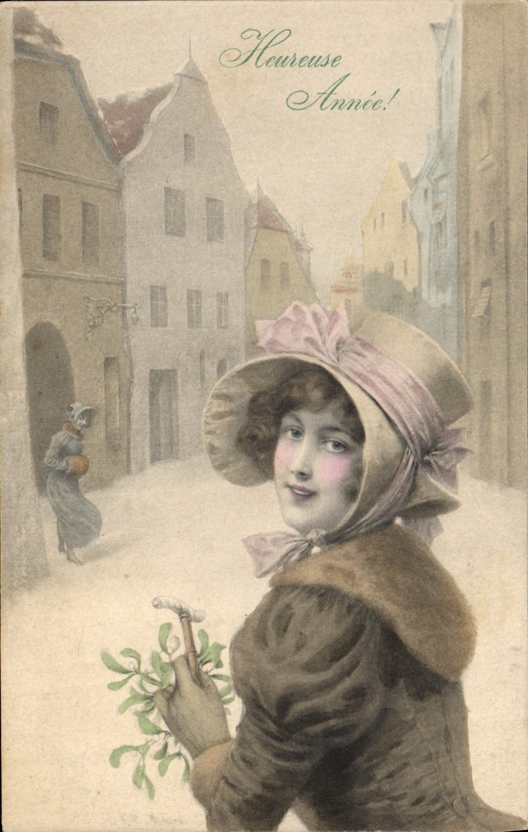 CPA Fantaisie Illustrateur Femme