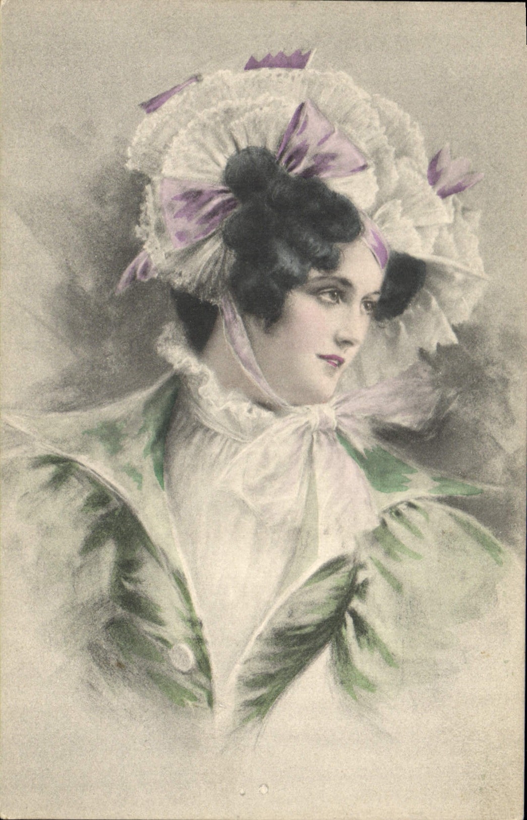 CPA Fantaisie Illustrateur Femme