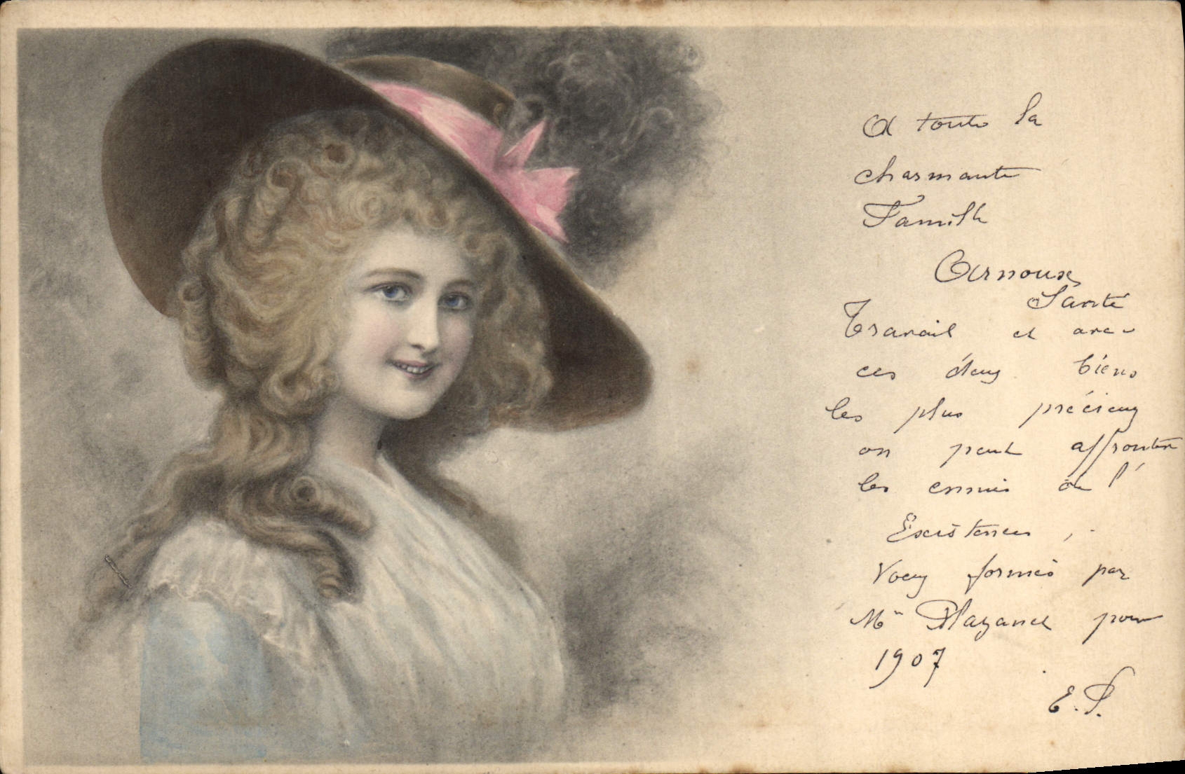 CPA Fantaisie Illustrateur Femme