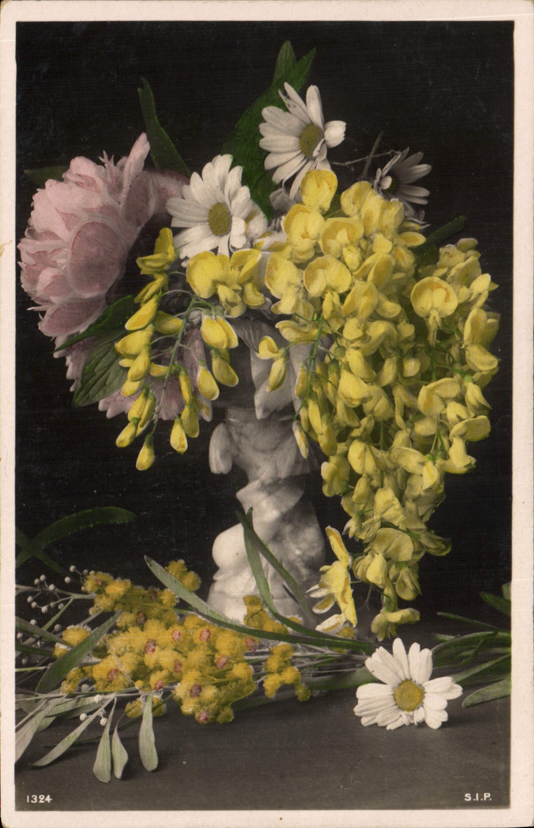 CPA Fantaisie Fleurs 