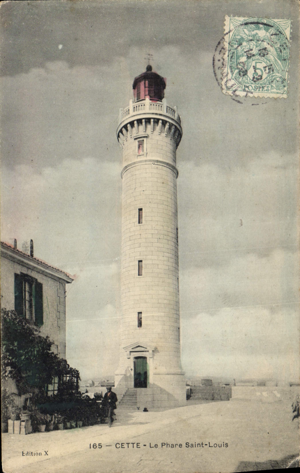 CPA Phare Saint Louis Cette