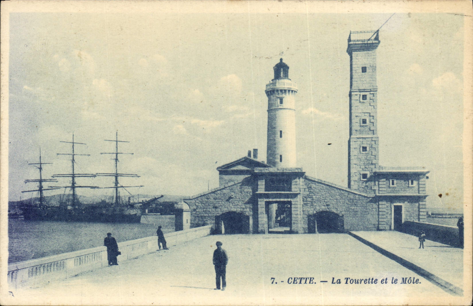 CPA Phare Cette La Tourette et le Mole 