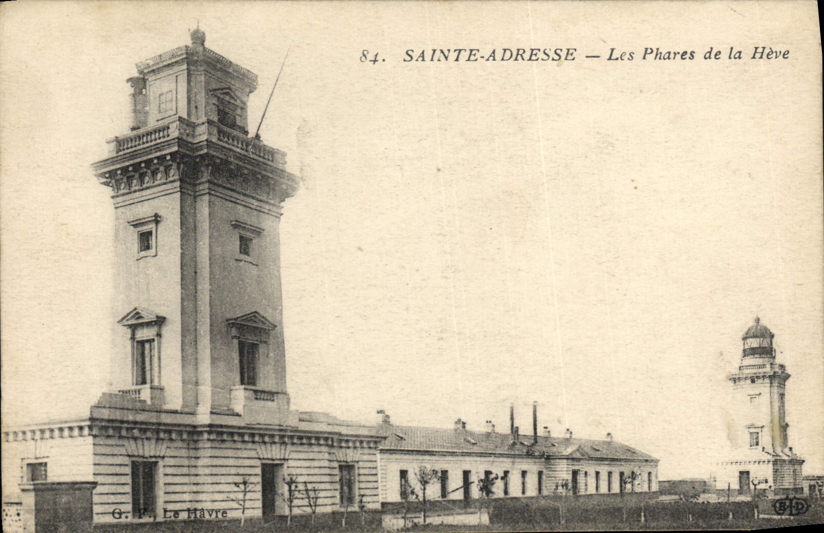 CPA Phare Sainte Adresse Les phares de la Heve 