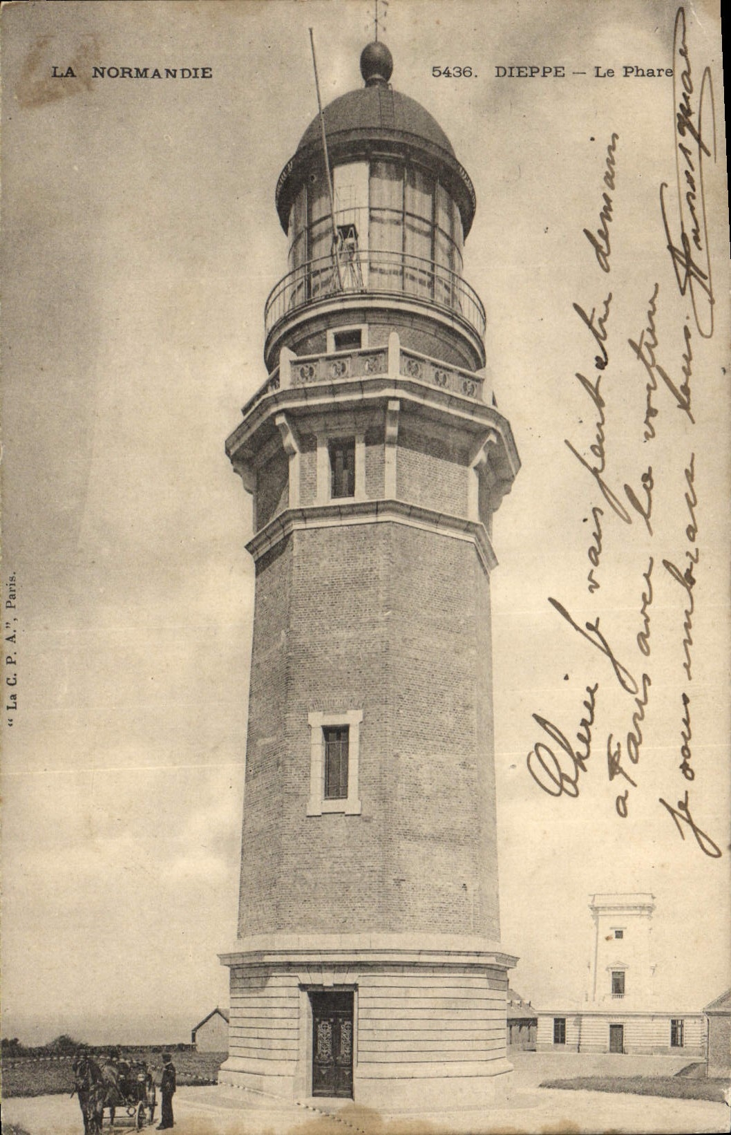 CPA Phare Dieppe 