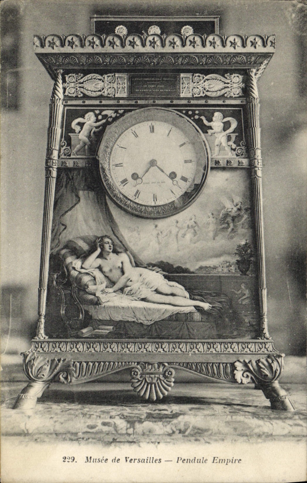 Postal Vagada de Versalles Péndulo Imperio