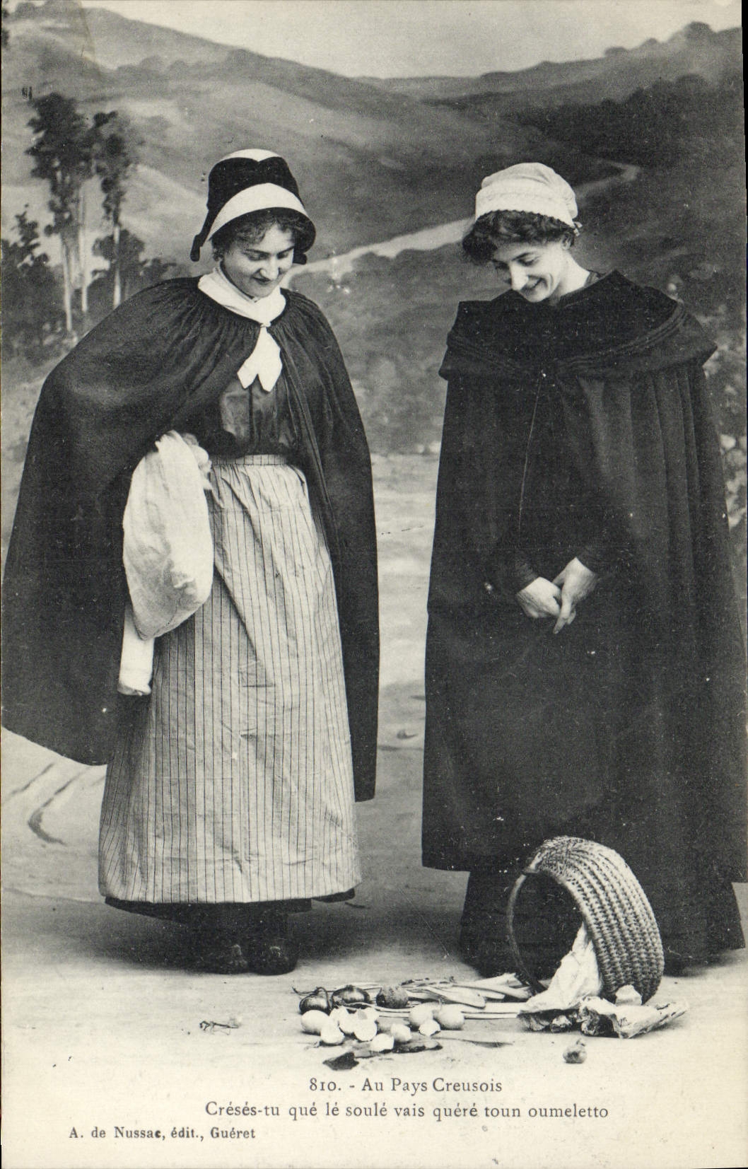 CPA Folklore Au Pays Creusois